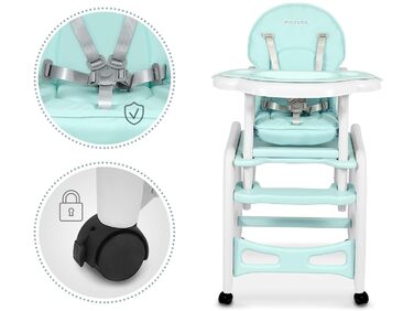 Детский стульчик для кормления 5-в-1 бирюзовый Ricokids