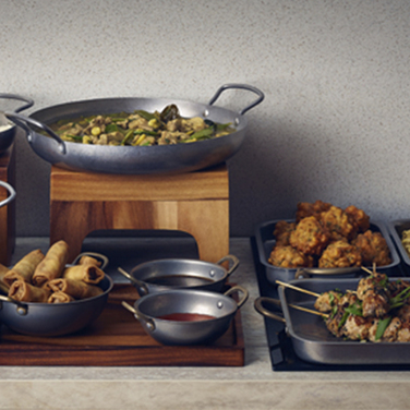 Сковорода Paella 28*5 см, з ручками, Vintage Steel, GenWare