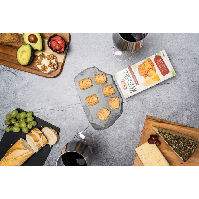 Печенье с сыром - чипсы, 10 упаковок по 100 г Cräx