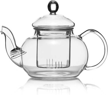 Чайник заварювальний скляний з фільтром для чаю 0,6 л Dimono