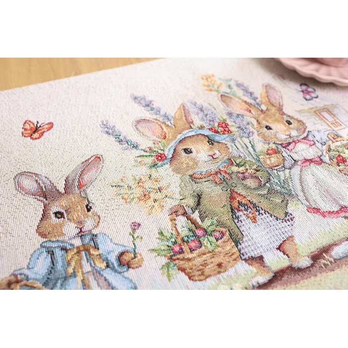 Набор из 4 подставок под тарелки 35 х 45 см textile idea