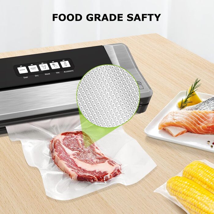Вакуумні пакети 100 пакетів 20 x 30 см Professional Bonsenkitchen