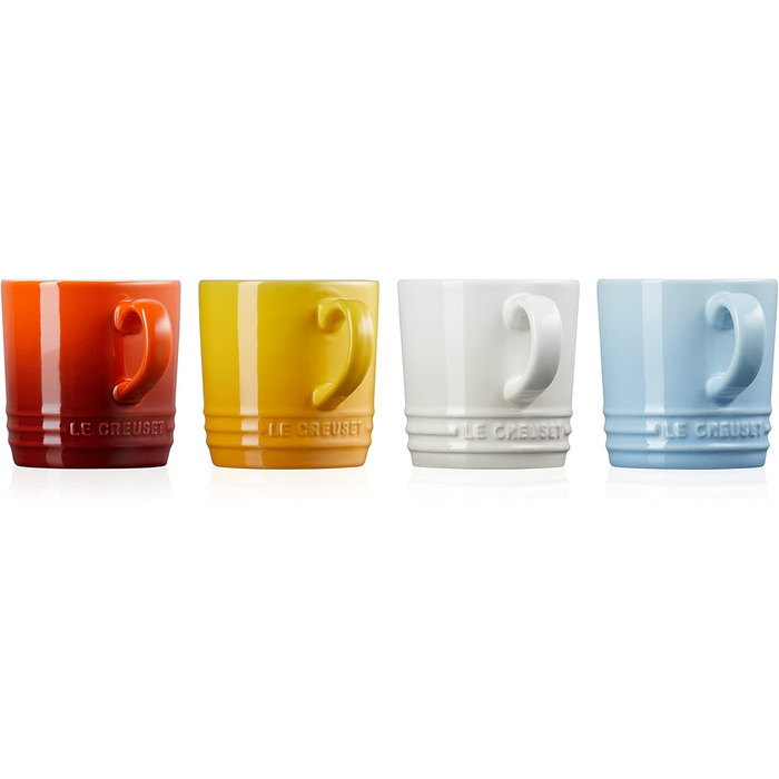 Набор из 4 кружек 350 мл, разноцветный Elements Le Creuset