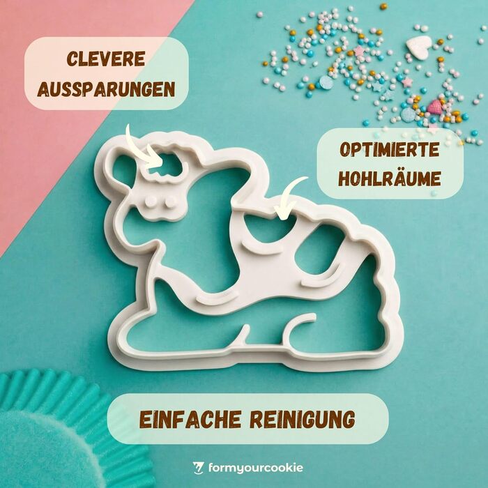 Набір із 3 формочок для пасхального печива, смугастий візерунок у вигляді пасхальних яєць, кролик, 2 в 1 зі штампом, 5 x 4 см, можна мити в посудомийній машині, екологічно чисті, стійкі до іржі (ягня (6x4 см))