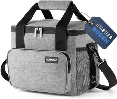 Маленька термосумка 10 л світло-сіра HELDENWERK