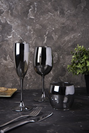 Набор бокалов Luminarc Delice Graphite, 6х360 мл (6995352)