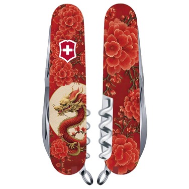 Ніж Victorinox Climber Zodiac 91мм/14функ /Китайський червоний дракон