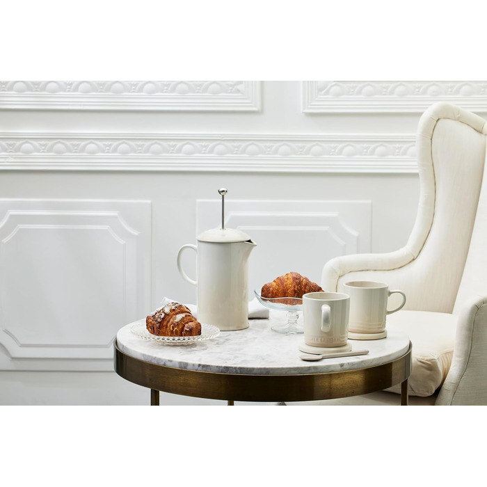 Френч-пресс 1 л керамический, цвет безе Le Creuset