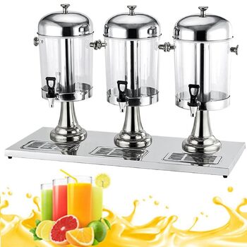 Диспенсер для напоїв професійний 24 л срібний Generisch