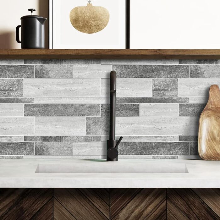 Настінна мозаїчна плитка самоклеюча та водонепроникна 30,5 х 30,5 см d-c-fix