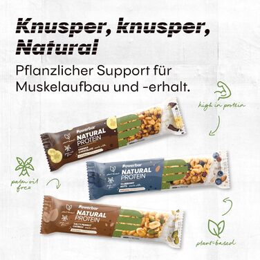 Протеїнові батончики Natural Protein, 24 x 40 г Банан-шоколад Powerbar