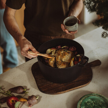 Каструля чавунна Fiskars Folken 6л (1075697)