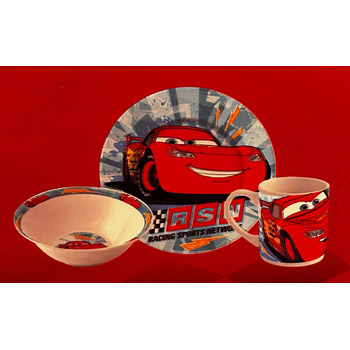 Детский набор для завтрака Disney Cars, 3 предмета P:OS