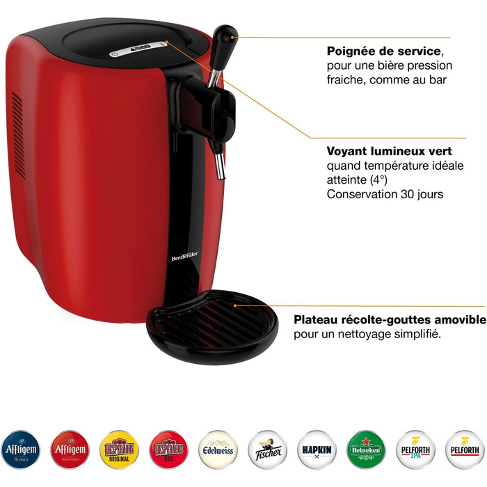 Диспенсер для разлива пива 5 л 70 Вт SEB