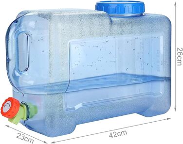 Баклажка для води у вигляді каністри 18 л Trintion