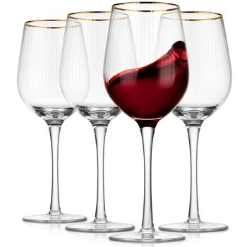 Преміальні келихи для вина 4 шт 411 мл Royalrose