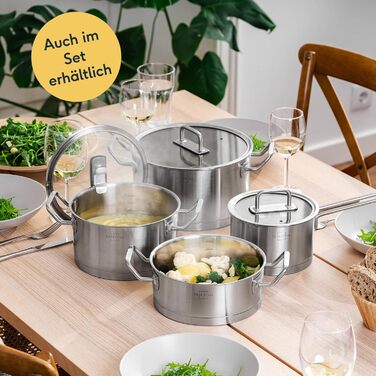 Каструля 3,5 л з підвісною скляною кришкою 20 см Silberthal