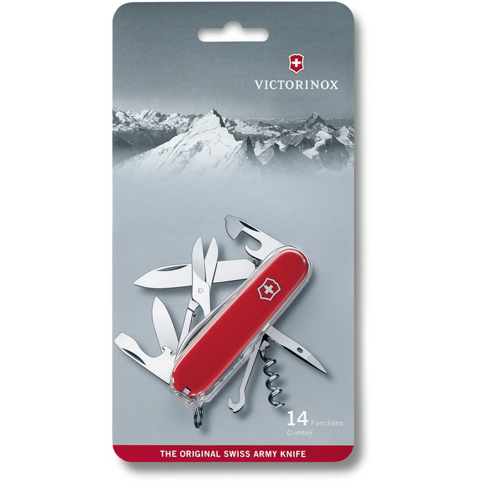 Ніж швейцарський 14 функцій, 91 мм, Victorinox Climber