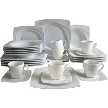 Набор посуды из 18 предметов, фарфоровый кофейный сервиз, набор (без), 13161, Celebration Series