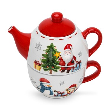 Набір із чайника і чашки Fissman 17,8х12х17,5 см доломіт (0374)