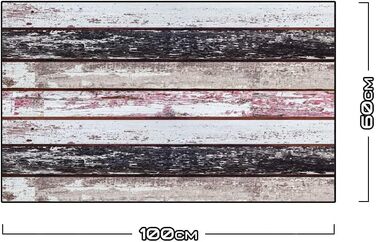 Дизайнерський кухонний бризкозахисний екран з алюмінієвого композиту, кухонний фартух, товщина 3 мм, 60x100 см, (дерев&39яні дошки чорного кольору)