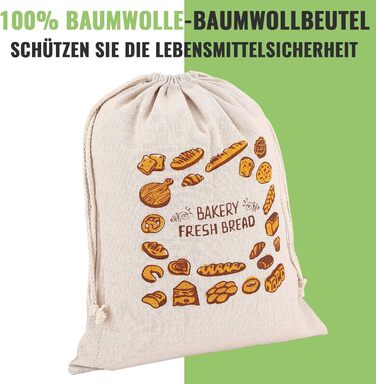 Хлібниця 33 x 19 x 12 см з дерев'яною кришкою та лляним хлібним мішком, чорна Royouzi