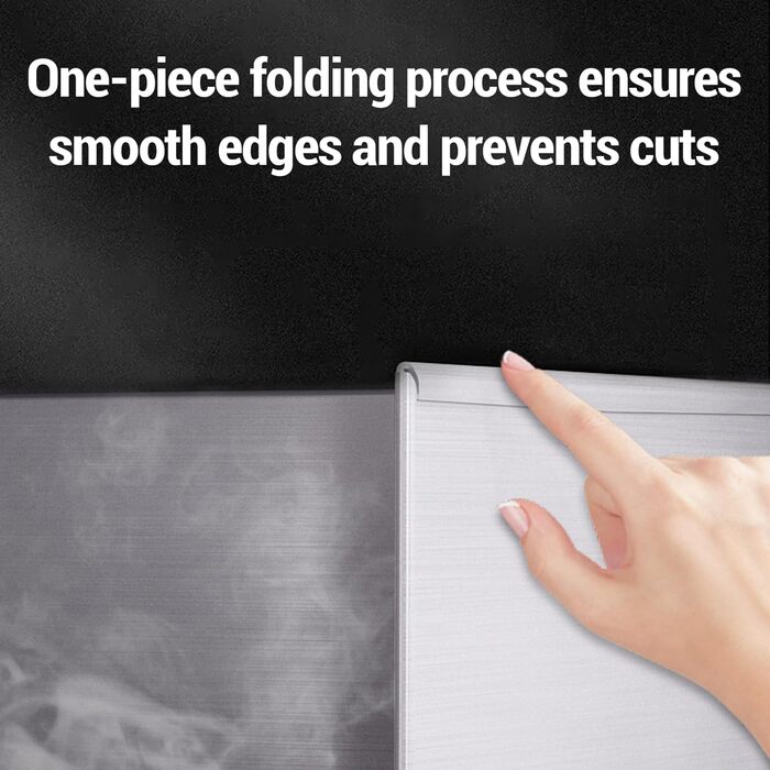 Захист від бризок на плиту з нержавіючої сталі 30 х 30 см Onxyrbyte