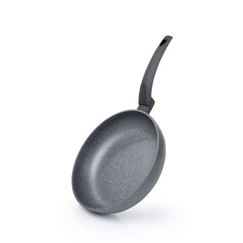 Глибока сковорідка для смаження Fissman GREY STONE 24x6 см (4973)