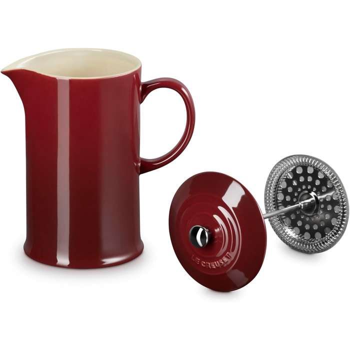 Френч-пресс 1 л, темно-красный Le Creuset