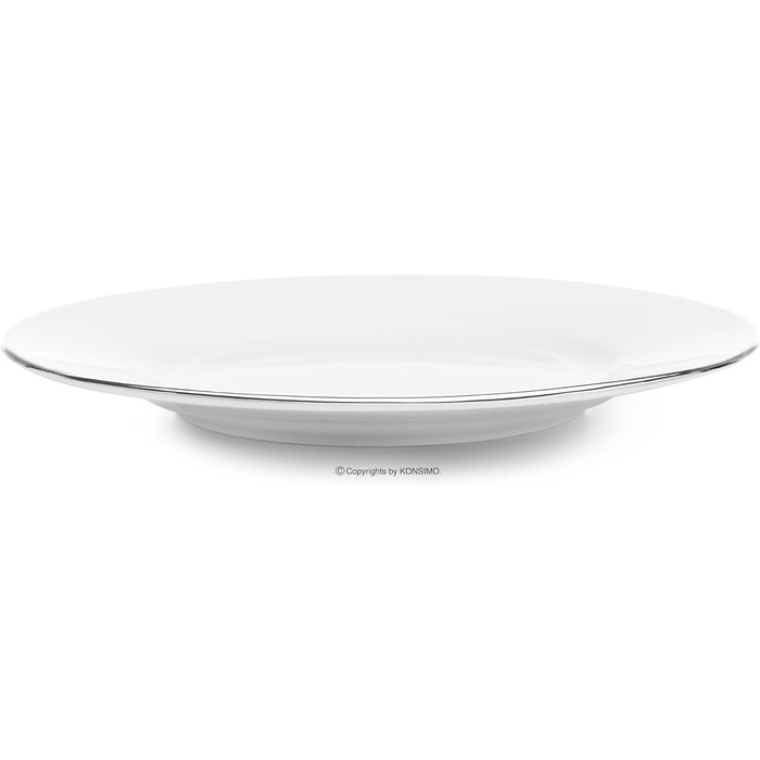 Набор посуды konsimo на 12 персон - Набор MUSCARI - Сервиз - Сервиз и наборы посуды - Сервиз Family - Обеденные тарелки, десертные тарелки и суповые тарелки - (Platinum Line, 18 шт.)
