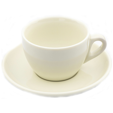 21266 Набір 2 предмети (чашка cappuccino Verona колір Ivory 180 мл з блюдцем) серія 'Verona'