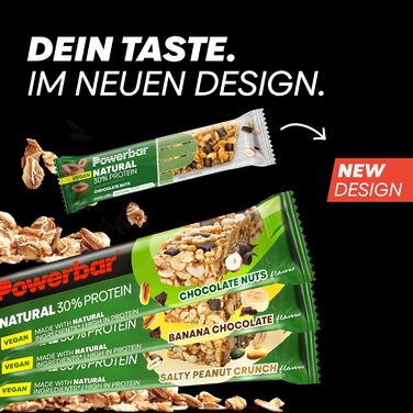 Протеїнові батончики Natural Protein, 12 x 40 г Powerbar