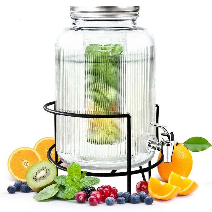 Диспенсер для напоїв з краном 4 л YIBEBE