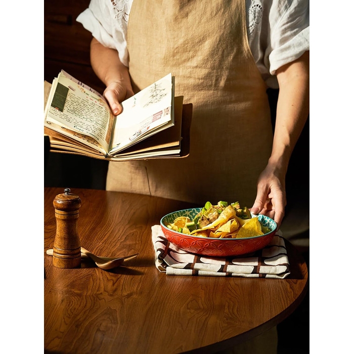 Набір мисок для салатів 21,6 см, 4 предмети, різнокольоровий Vibrant Joy Dowan