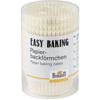 Набір форм для випічки міні-маффинов, 200 шт, 6,5 см, білий, Easy Baking RBV Birkmann