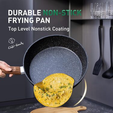 Набір кухонного посуду, 30 предметів, чорний Kitchen Academy