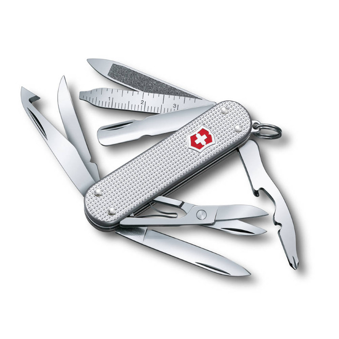 Нож швейцарский 15 функций, 58 мм, Victorinox Minichamp Alox