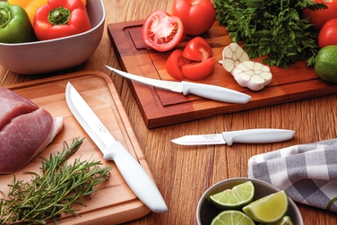 Набор ножей Tramontina Plenus light grey, 3 предмета (6740820)