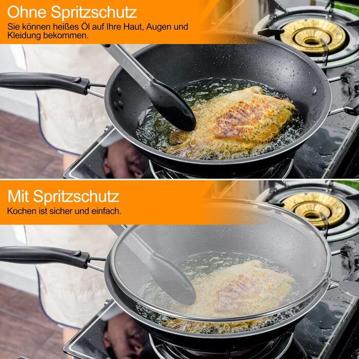 Кришка-захист від бризок з нержавіючої сталі Fostoy