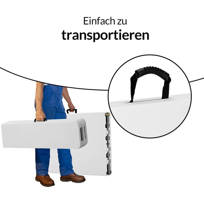 Стіл та лавки для кемпінгу 183 х 76 х 74 см Casaria