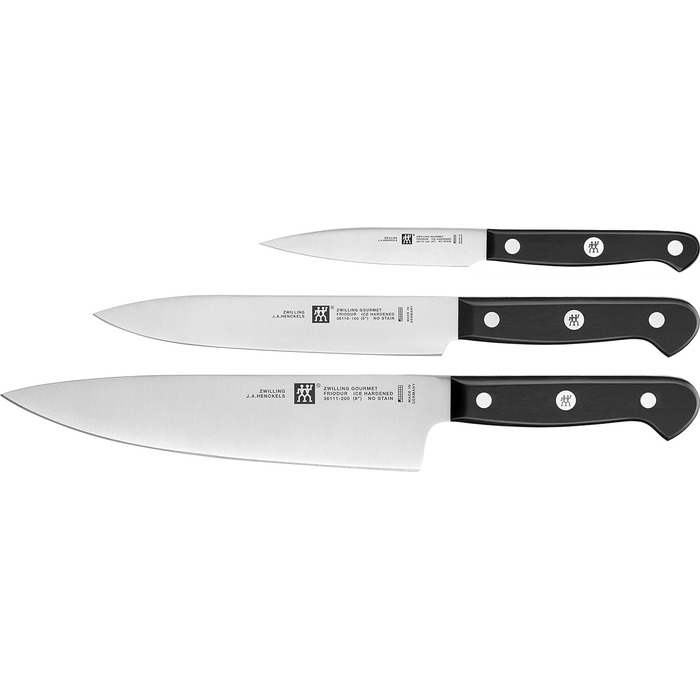 Набір ножів для гурманів, нержавіюча сталь, 3 предмети 38 x 28 x 28 см Gourmet Zwilling