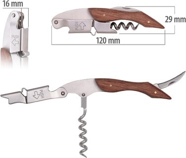 Набір ножів та штопорів 4 шт Rosenstein & Söhne