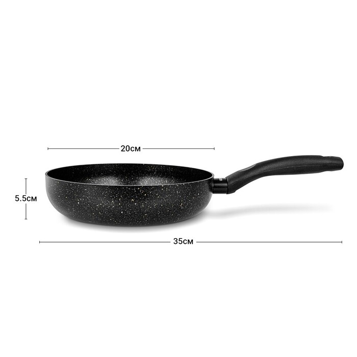Глибока сковорідка Fissman PROMO 20x5,5 см (14996)