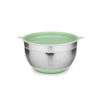 Миска з пластиковою кришкою 16x10 см 1500 мл Fissman