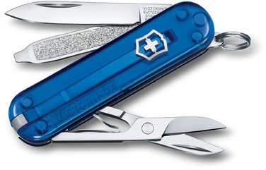 Ніж швейцарський 7 функцій, 58 мм, Victorinox Classic SD Colors Deep Ocean