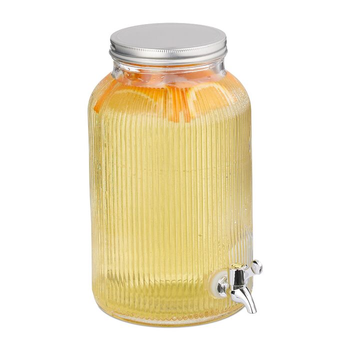 Диспенсер для напоїв з краном та кришкою 5 л Relaxdays