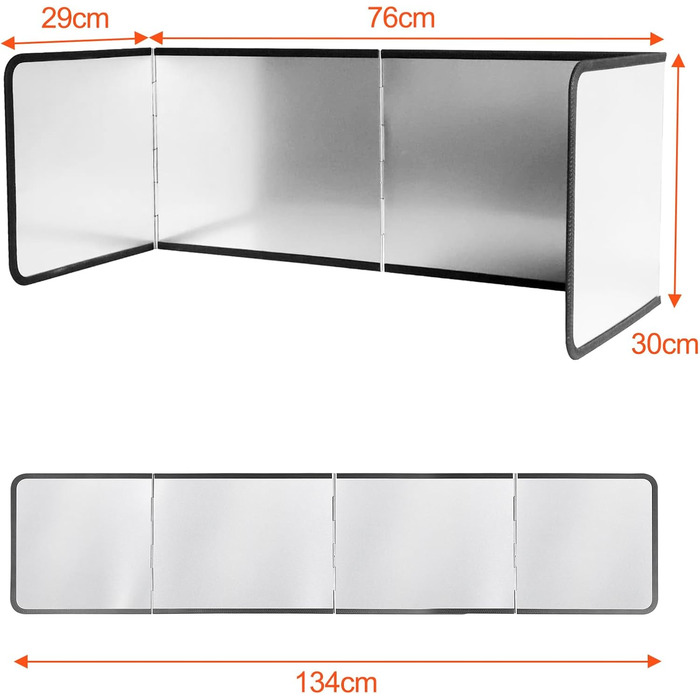 Кухонний 4-сторонній складаний фартух 76 x 29 x 30 см Fousenuk