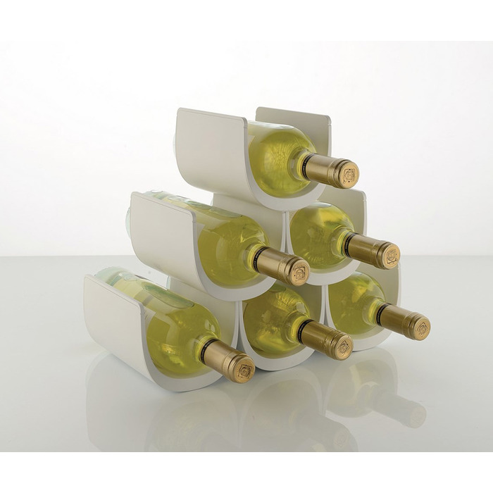 Підставка модульна для винних пляшок 34,5х30х15,5 см біла Noe Alessi