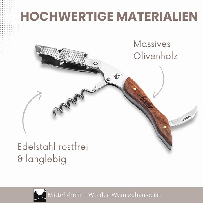 Сомельє-ніж преміум-класу 3-в-1 LEONARDINO