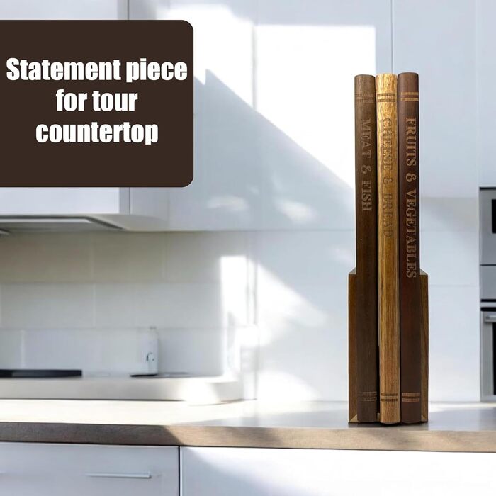 Набір із 3 кухонних обробних дощок Zasdvn